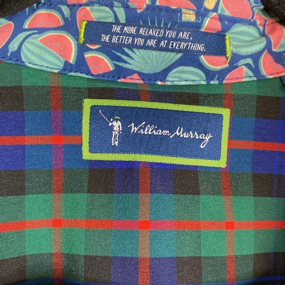 William Murray short sleeve polo shirt men’s large watermelons EUC - Picture 4 of 6